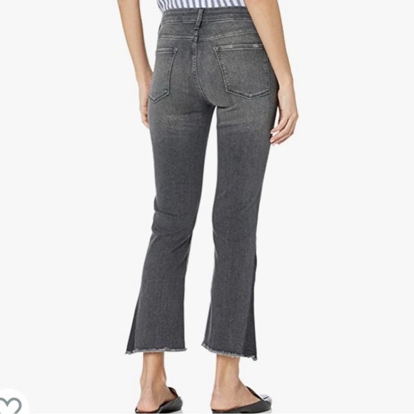 Madison Bleeker mid rise crop flare jeans gray - 4 - Picture 2 of 7